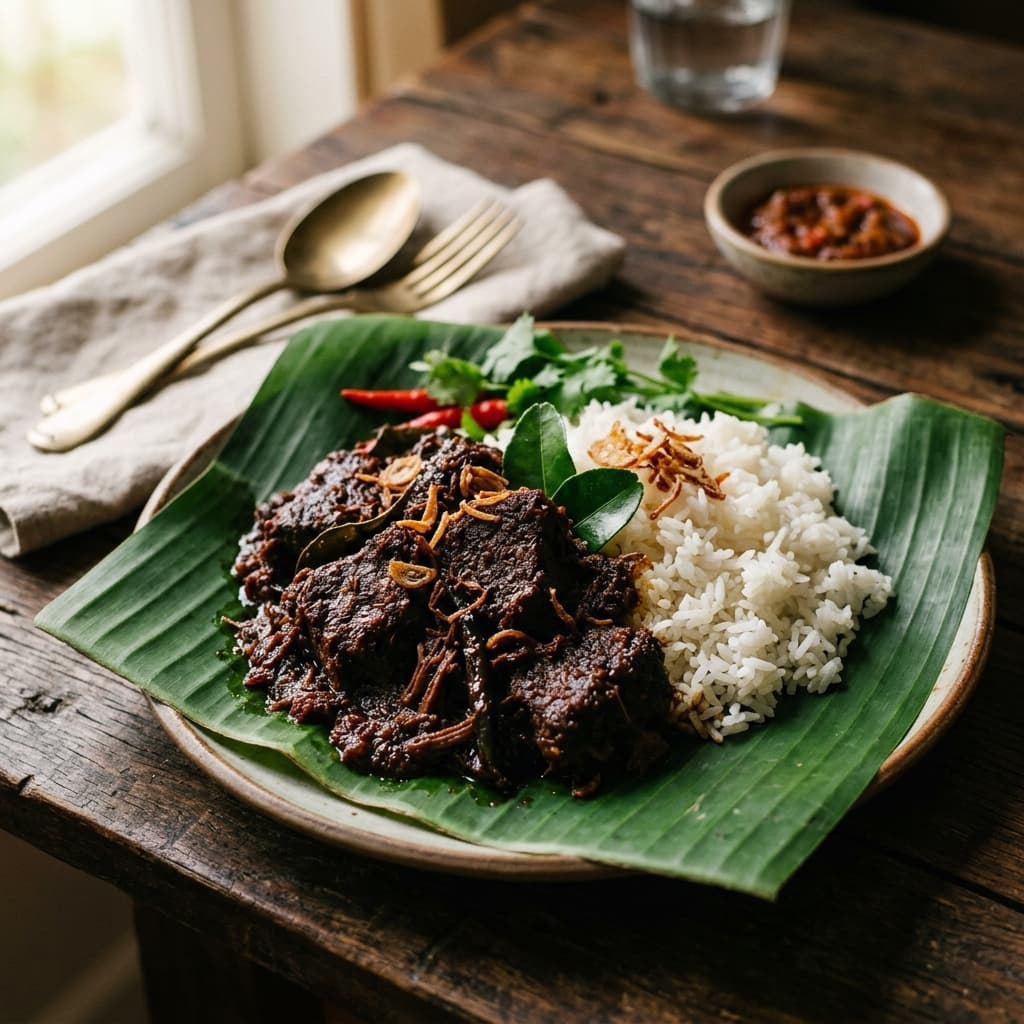 Rendang Kering (Mahogany)